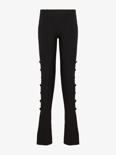 Proenza Schouler Still Life image of Martina Pant in Compact Stretch Viscose in Black