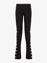 Proenza Schouler Still Life image of Martina Pant in Compact Stretch Viscose in Black