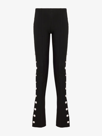 Proenza Schouler Still Life image of Martina Pant in Compact Stretch Viscose in Black