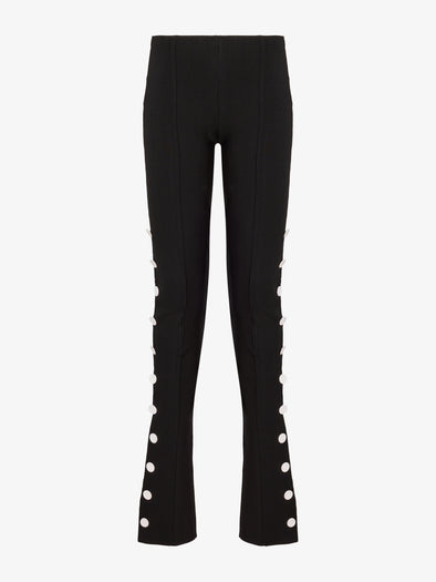 Proenza Schouler Still Life image of Martina Pant in Compact Stretch Viscose in Black