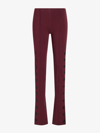 Proenza Schouler Still Life image of Martina Pant in Compact Stretch Viscose in Amarone