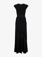 Proenza Schouler Still Life image of Maissa Dress in Compact Stretch Viscose in Black