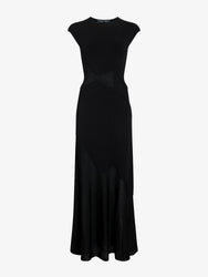 Proenza Schouler Still Life image of Maissa Dress in Compact Stretch Viscose in Black