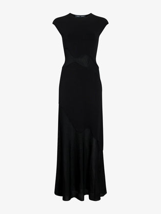 Proenza Schouler Still Life image of Maissa Dress in Compact Stretch Viscose in Black