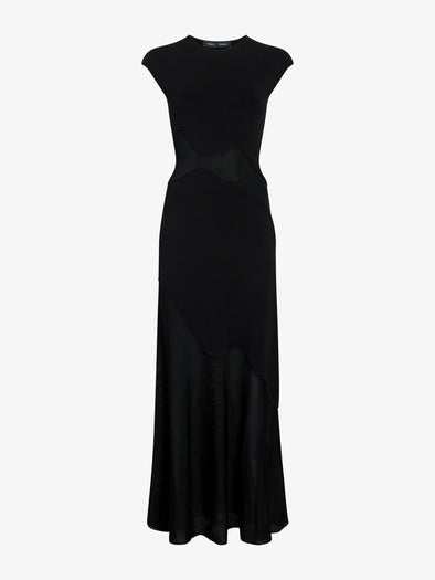 Proenza Schouler Still Life image of Maissa Dress in Compact Stretch Viscose in Black
