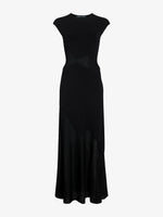 Proenza Schouler Still Life image of Maissa Dress in Compact Stretch Viscose in Black