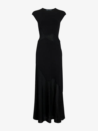 Proenza Schouler Still Life image of Maissa Dress in Compact Stretch Viscose in Black