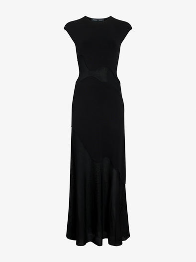 Proenza Schouler Still Life image of Maissa Dress in Compact Stretch Viscose in Black