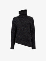 Proenza Schouler Still Life image of Abie Sweater in Donegal Knit in Black Multi