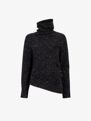 Proenza Schouler Still Life image of Abie Sweater in Donegal Knit in Black Multi