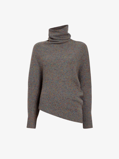 Proenza Schouler Still Life image of Abie Sweater in Donegal Knit in Blue Multi