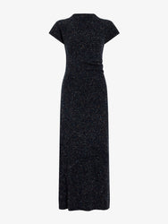 Proenza Schouler Still Life image of Abie Dress in Donegal Knit in Black Multi