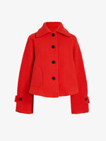 Proenza Schouler Still Life image of Clarice Jacket in Casentino Wool in Flame