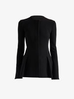 Proenza Schouler Still Life image of Sonia Jacket in Bi-Stretch Suiting in Black