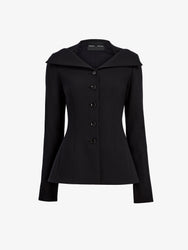 Proenza Schouler Still Life image of Dara Jacket in Light Bi-Stretch Wool in Black