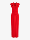 Proenza Schouler Still Life image of Geraldine Dress in Matte Double Crepe in Red