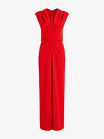 Proenza Schouler Still Life image of Geraldine Dress in Matte Double Crepe in Red