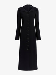 Proenza Schouler Still Life image of Carmen Dress in Matte Double Crepe in Black