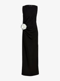 Proenza Schouler Still Life image of Indria Dress In Matte Double Crepe in Black