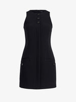 Proenza Schouler Still Life image of Dara Dress in Light Bi-Stretch Wool in Black