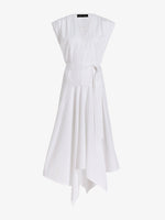 Proenza Schouler Still Life image of Adina Dress in Classsic Cotton Poplin in Optic White