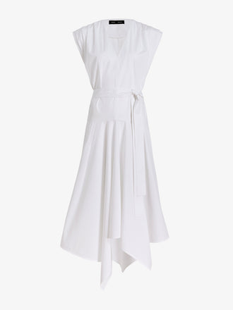 Proenza Schouler Still Life image of Adina Dress in Classsic Cotton Poplin in Optic White