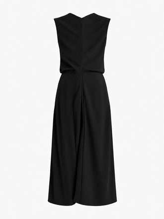 Proenza Schouler Still Life image of Gretta Dress in Matte Viscose Crepe in Black