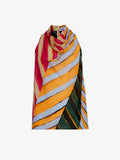 Proenza Schouler Still Life image of Zaha Top in Printed Stretch Silk Georgette in Stripe Multi