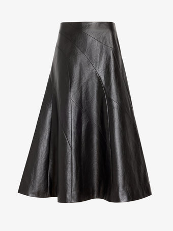 Proenza Schouler Still Life image of Kenza Skirt in Nappa Leather in Black