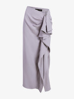Proenza Schouler Still Life image of Cella Skirt in Cady in Shale