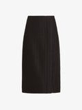 Proenza Schouler Still Life image of Lorna Skirt in Striated Suiting in Black