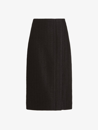 Proenza Schouler Still Life image of Lorna Skirt in Striated Suiting in Black