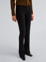 Proenza Schouler Detail image of model wearing Carmen Pant in Matte Double Crepe in Black