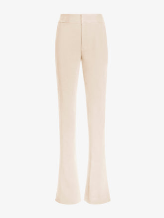 Proenza Schouler Still Life image of Carmen Pant in Matte Double Crepe in Ecru
