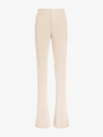 Proenza Schouler Still Life image of Carmen Pant in Matte Double Crepe in Ecru