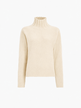 Proenza Schouler Still Life image of Lothea Top in Lofty Merino Wool in Ecru