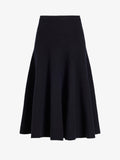 Proenza Schouler Still Life image of Lothea Skirt in Lofty Merino Wool in Navy Melange