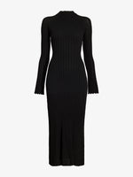 Proenza Schouler Still Life image of Roux Dress in Viscose Silk Rib in Black