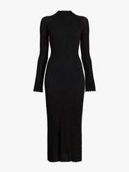 Proenza Schouler Still Life image of Roux Dress in Viscose Silk Rib in Black