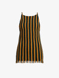 Proenza Schouler Still Life image of Carol Top in Striped Viscose in Tangerine Multi