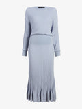 Proenza Schouler Still Life image of Talia Dress in Lightweight Merino in Powder Blue