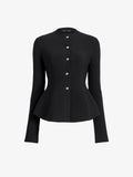 Proenza Schouler Still Life image of Dasha Jacket in Compact Viscose in Black