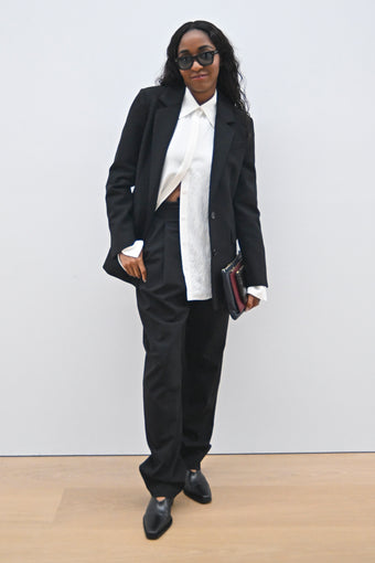 Ayo Edibiri at the SS24 Proenza Schouler Runway Show