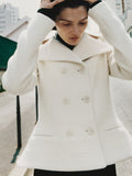 Proenza Schouler Campaign image of Romane Jacket in Compact Melton Wool 
