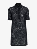 Proenza Schouler flat image of Rainer Dress in Stretch Lace in black