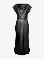 Proenza Schouler Still Life Image of Rosa Dress In Smooth Leather in Black