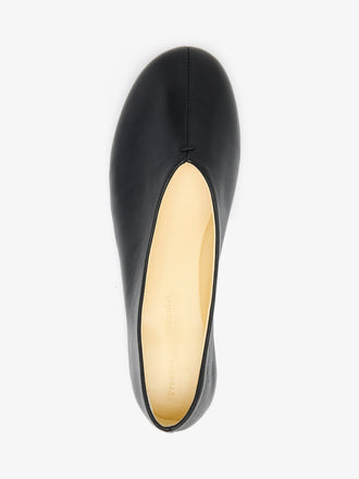 Proenza Schouler aerial image of Tee Ballet Flats in Nappa in black