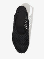 Aerial image of Tee Perforated Slingback Pumps in BLACK