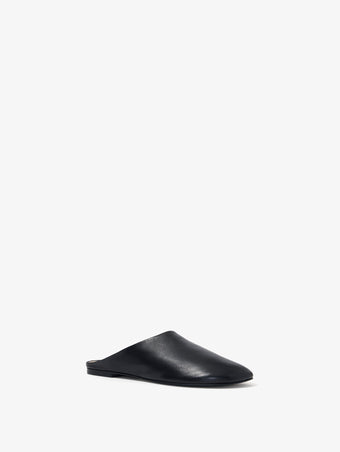 3/4 Front image of Glove Slippers in BLACK