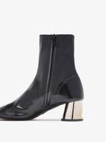 Proenza Schouler Back 3/4 detail image of Glove Ankle Boots in Nappa Leather in Black